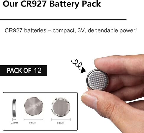 CR927 3V Lithium Battery(12 Pack) in Kuwait