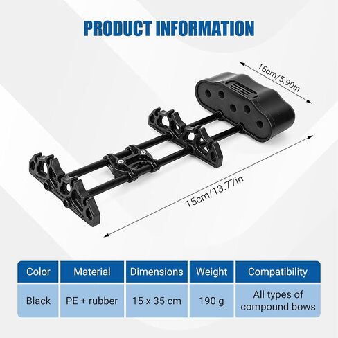 Portable 5 Arrow Quick Release Bow Quiver, Compound Bow Quiver, Professional Archery Accessories for Amateurs Professionals in Saudi Arabia