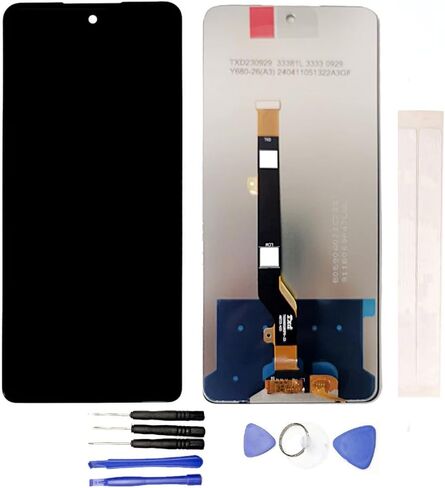 JayTong LCD Replacement for Tecno Spark 20 Pro KJ6 LCD Display Touch Screen Assembly (Black) in Saudi Arabia