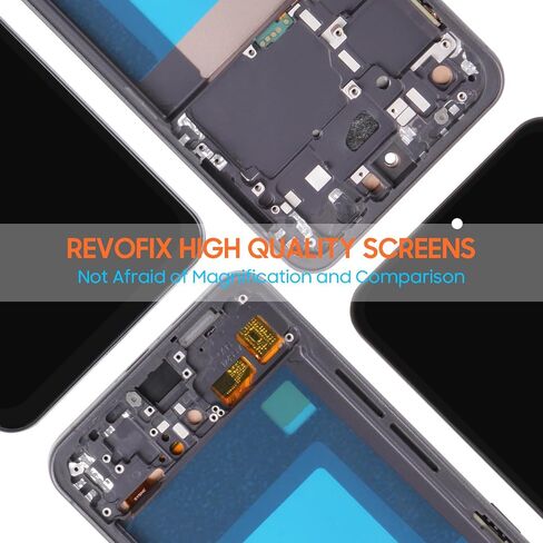 LCD Display for Samsung Galaxy S24 FE Screen Replacement, 6.7 inch Touchscreen Digitizer Assembly with Tool Set, SM-S721B SM-S721U SM-S721W (Black with Frame) in Saudi Arabia