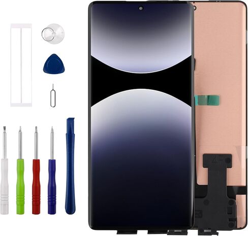 Duotipa 6.67" AMOLED Screen Compatible with Redmi Note 14 Pro 4G LCD Display Touchscreen Digitizer Assembly with Repair Tools Kit,Support Fingerprint Function in Saudi Arabia