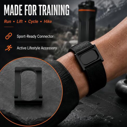 Smart Wristband Tracker Compatible with Fitbit Air and Compatible with Whoop 5.0 Textile Webbing Band Adapter Clip Set for Sports Gear Cross-Link Hardware in Saudi Arabia