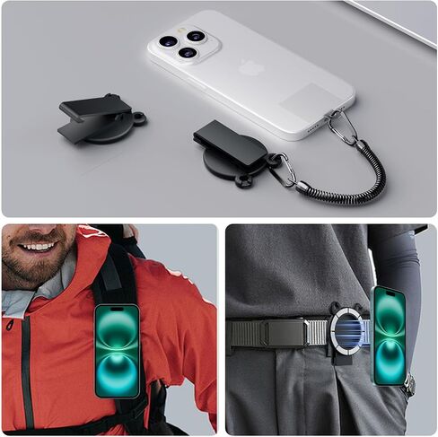 CCSmall Magnetic Phone Clip for Belt with Anti-Theft Chain for MagSafe X1 in Kuwait