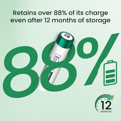 Ostation 2 Pro AA AAA Rechargeable Battery Charging Station w/ 6 Batteries in Saudi Arabia