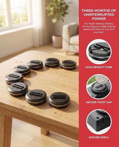 POWXS RFA-67 6 Volt Replacement Pet Dog Collar Batteries 10 Pack in Saudi Arabia