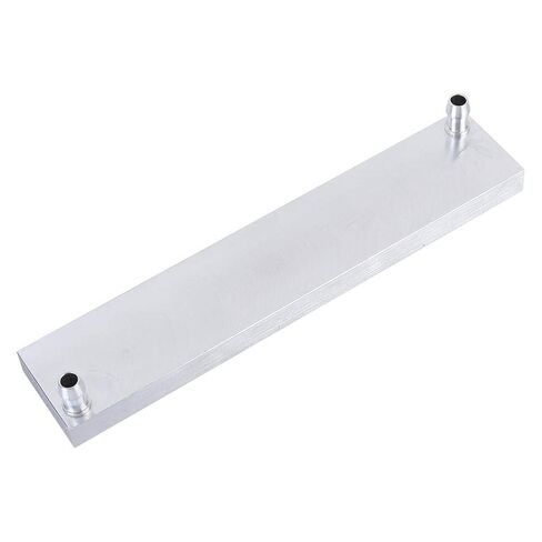 Aluminum Water Cooling Block, High Performance Liquid Cooler Heat Sink System for Computer CPU and Industrial Inverter Drive Silver 40x200mm in Saudi Arabia