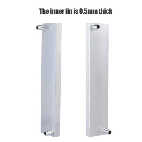 Aluminum Water Cooling Block, High Performance Liquid Cooler Heat Sink System for Computer CPU and Industrial Inverter Drive Silver 40x200mm in Saudi Arabia