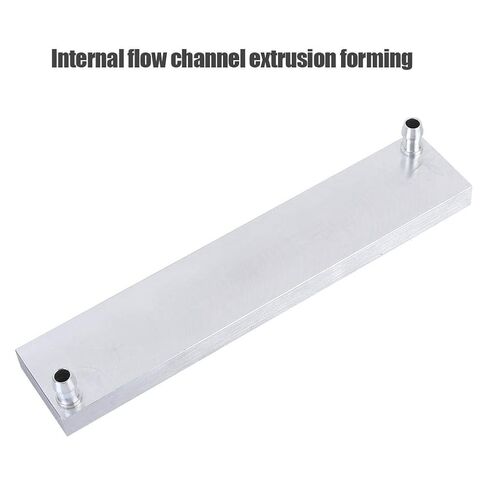 Aluminum Water Cooling Block, High Performance Liquid Cooler Heat Sink System for Computer CPU and Industrial Inverter Drive Silver 40x200mm in Saudi Arabia