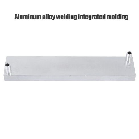 Aluminum Water Cooling Block, High Performance Liquid Cooler Heat Sink System for Computer CPU and Industrial Inverter Drive Silver 40x200mm in Saudi Arabia