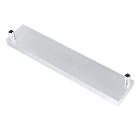 Aluminum Water Cooling Block, High Performance Liquid Cooler Heat Sink System for Computer CPU and Industrial Inverter Drive Silver 40x200mm in Saudi Arabia
