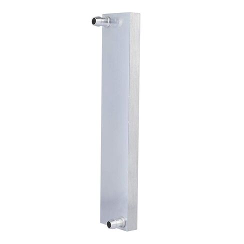 Aluminum Water Cooling Block, High Performance Liquid Cooler Heat Sink System for Computer CPU and Industrial Inverter Drive Silver 40x200mm in Saudi Arabia
