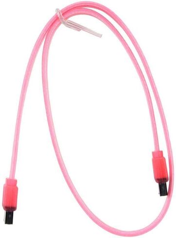 Kaybles 18 inch SATA Cable - UV Red, SATA-LLL (6.0 Gbit/s) - SATA3-1.5FT-RD in Kuwait