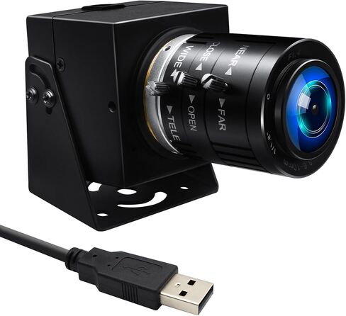 MMlove 1200P USB Camera, 4X Optical Zoom Webcam with 2.8-12mm Manual Lens in Kuwait