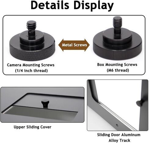 Portable Photography Light Box Kit with Dimmable LED Lights, 6 Light Modes for Jewelry and Small Product Photography, Soft Box for Professional Camera Shooting in Saudi Arabia