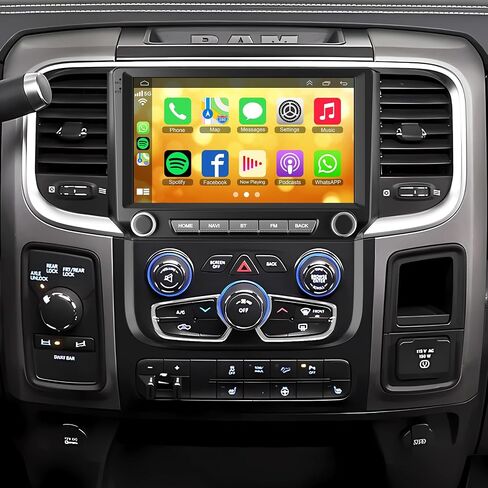 Qualcomm Car Radio for Dodge Ram Truck 1500 2500 3500 2008 2009-2012 in Kuwait