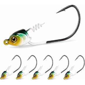 Swimbait Jig Heads, Weighted Jig Hooks for Paddle Tail Swimbaits in Kuwait
