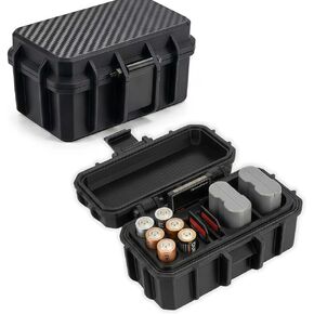 EN-EL15 Battery Case & Memory Card Holder, Camera Battery Case for 2X EN-EL15 Batteries, 3X SD Cards, 1x CF Card & 4X AA Batteries for Flash – Compact Organizer for Photographers in Saudi Arabia