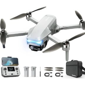Drones with Camera for Adults 4K, Foldable Beginner Drone with Brushless Motor, Auto Follow, Tap Fly, Circle Fly, One Key Start, Under 249g in Saudi Arabia