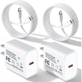 iPhone 17 16 15 Charger/3ft Type C to C Charging Cable Cord,USB C Power Adapter 20W Fast Charging Block Plug for Apple 17 Pro Max/17 Air/16 Pro/15 Plus/AirPods/iPad/mini Cube Birck Box (C PLUG+3.3 FT) in Saudi Arabia
