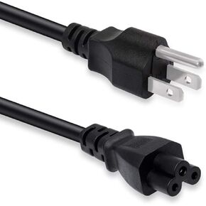 3 Prong AC Laptop Power Cord 6 Feet Universal Power Cable for Dell HP LG Lenovo Asus Acer Sony Laptops/Notebooks, Monitors, Printers, Scanners NEMA 5-15P to C5 10A 125V 18AWG Laptop Power Brick Cord in Kuwait