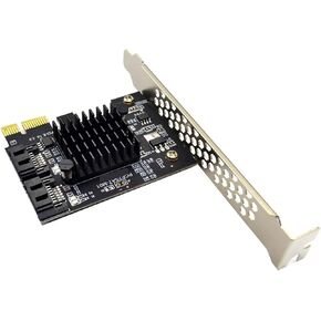 PCIE to Expansion Card 9125 Chip PCI Express X1 to 2 Port 3.0 6Gb Adapter Controller PCI-E Extension Card in Saudi Arabia