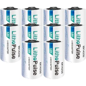 LithoPulse ER14250 LS 14250 1/2AA 3.6V Lithium Batteries 1200mAh in Kuwait