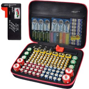 ALKOO 136+ Battery Organizer Storage Case with BT-168 Tester in Kuwait