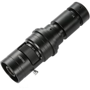 200X 500X 1000X 0.7X-5X Adjustable Magnification C Mount Zoom Lens For HDMI VGA USB Industrial Video Microscope Camera (Color : 0.5X) in Kuwait