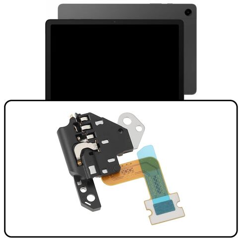 Headphone Jack Flex Cable with Bracket Compatible with Samsung Galaxy Tab A9 Plus SM-X210 in Saudi Arabia