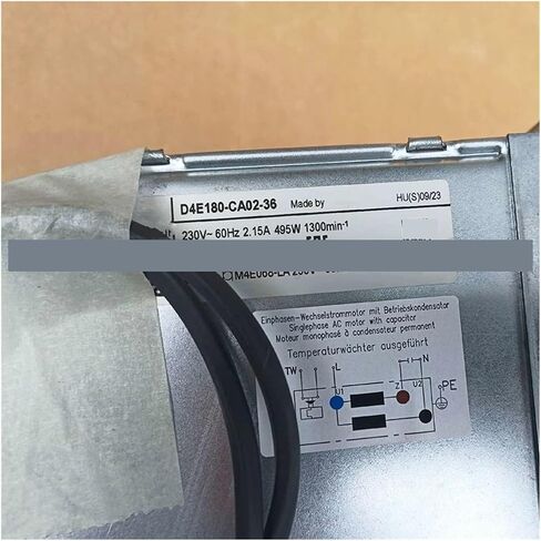 D4E180-CA02-36 D4E180-CAO2-36 230V 60Hz 2.15A 495W 180 Cooling Fan in Kuwait