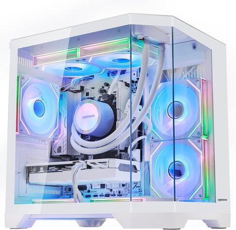 Ocean of Stars AI-Optimized Gaming PC - RTX 5070 12GB - AMD Ryzen 7 7800X3D, 32GB DDR5 RAM, 1TB PCIe + 2TB SATA SSD, Software ARGB Control, 850W PSU,Windows 11- Desktop Computer in Saudi Arabia