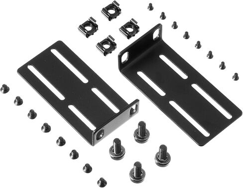 MokerLink 1U Rack Mount Kit Compatible for Cisco 17.3 inch Wide Switches, Compatible CK-300RM-19 rackmount Ear in Kuwait