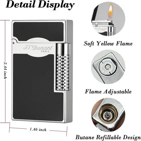 Classic Black Lacquer Brass Lighter with Iconic “Ping" Sound in Kuwait