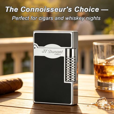 Classic Black Lacquer Brass Lighter with Iconic “Ping" Sound in Kuwait