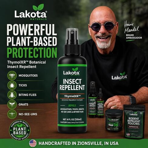 Lakota Naturals ThymolXR ™ Mosquito & Tick Insect Repellent Spray, 4 fl oz in Saudi Arabia