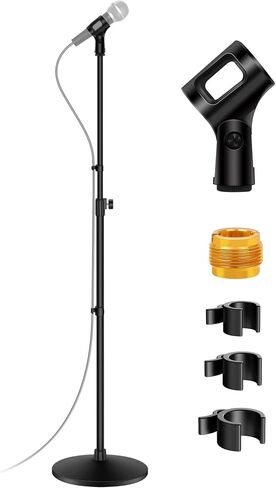 InnoGear Mic Stand Microphone Stand Floor with Weighted Base for Singing in Saudi Arabia