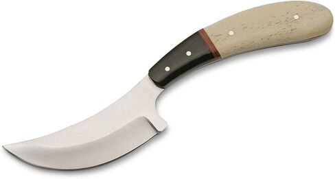 SZCO Full Tang Skinner Knife 8 Inch - Pocket Knifes with Stainless Steel Blade, Bone/Horn Handle & Leather Sheath - Camping Knife for Hiking, Camping - Skinning knife for Men in Saudi Arabia