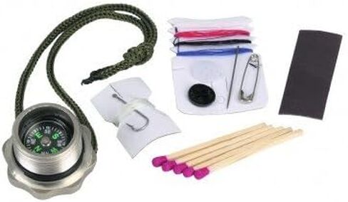 8 inch Blade Hunting Survival Knife Kit with Storage Handle and Built-in Compass in Kuwait