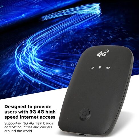 4G Mobile Hotspot with Card Slot，2100mAh BatteryPortable 4G Router for Car Users and Business Travelers in Kuwait