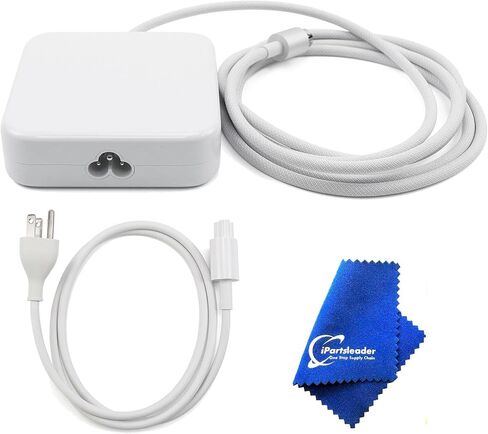 143w Power Adapter Without Ethernet A2388 Replacement for iMac (24 inch M1/M3/M4) A2290 A2439 A2438 A2873 A2874 A3137 A3247 US Power Cord Cable 661-18535 661-46778 (Silver) in Kuwait