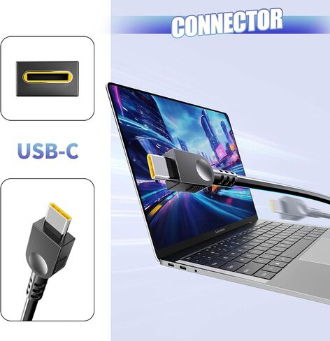 140W 28V 5A USB-C AC Laptop Charger Compatible with Lenovo ThinkPad Series in Kuwait