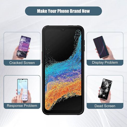 LCD Digital Display Compatible with Samsung Galaxy Xcover6 Pro SM-G736U SM-G736B 6.6" LCD Display Touch Screen Assembly with Tools in Kuwait