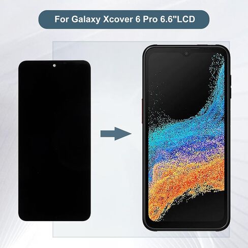 LCD Digital Display Compatible with Samsung Galaxy Xcover6 Pro SM-G736U SM-G736B 6.6" LCD Display Touch Screen Assembly with Tools in Kuwait
