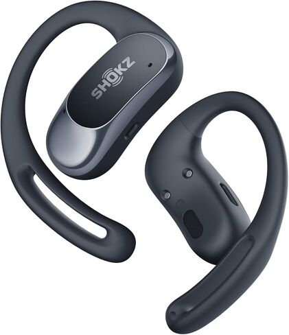 SHOKZ OPENFIT AIR Open-Ear True Wireless Bluetooth Earbuds - Black in Saudi Arabia
