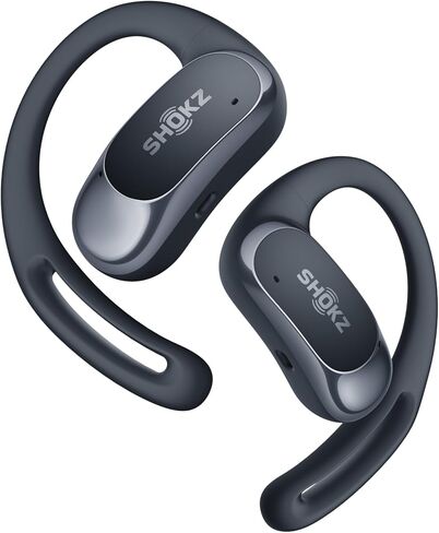 SHOKZ OPENFIT AIR Open-Ear True Wireless Bluetooth Earbuds - Black in Saudi Arabia