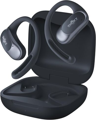 SHOKZ OPENFIT AIR Open-Ear True Wireless Bluetooth Earbuds - Black in Saudi Arabia