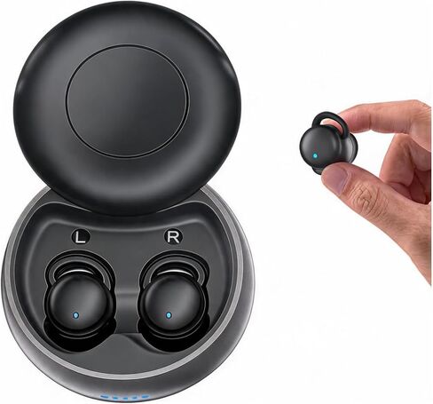 NE91 Sleep Earbuds in Ear, ANC Mini Wireless Sleep Headphones for Side Sleepers, 2.4g Ultra Light Sleeping Earbuds, Adaptive Call Noise Reduction, Bluetooth 6.0 Low Latency Gaming Earbuds in Kuwait