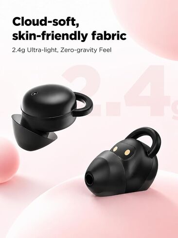 NE91 Sleep Earbuds in Ear, ANC Mini Wireless Sleep Headphones for Side Sleepers, 2.4g Ultra Light Sleeping Earbuds, Adaptive Call Noise Reduction, Bluetooth 6.0 Low Latency Gaming Earbuds in Kuwait