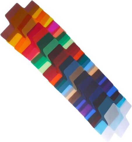 Color Filter Set for Camera Flash, Plastic Gel Cards in Kuwait