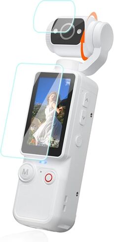 Screen Protector for W & O Q7 Vlogging Camera, High-definition Scratch Resistant Nanofilm Film,HD Clear,Bubble Free with Easy Installation Kit,1 Set in Kuwait